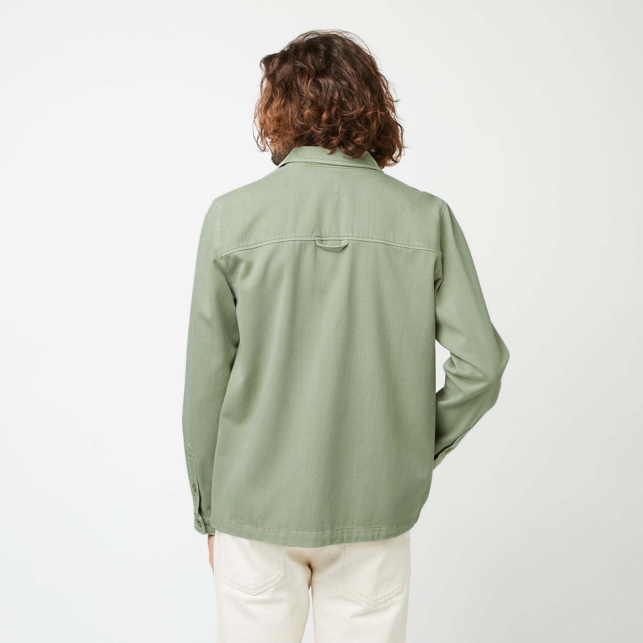 Sur-Chemise Kaki Clair Clemont - Homme