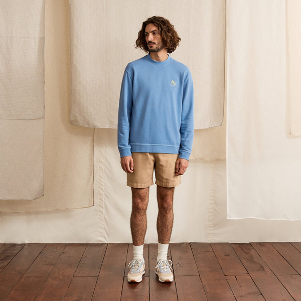 Sky-Blue Fango Sweatshirt - Men