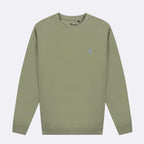 Sweat Col Rond Kaki Fango - Homme