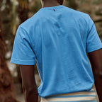 T-Shirt Bleu Azur Lugny - Homme