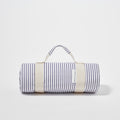 Mantel de picnic - Rayas beige y marrón