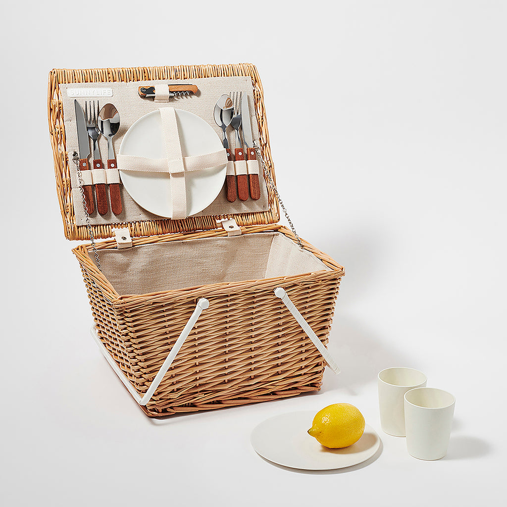 Petit Panier De Pique-Nique - Naturel