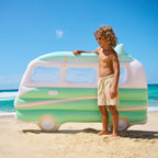 Colchón flotante para adultos Van Campervan - Estampado fondo verde
