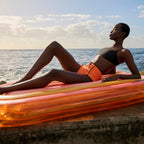 Matelas Flottant Arc En Ciel Adulte - Orange Et Multicolore