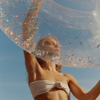 Adult Glitter Buoy - Transparent Glitter