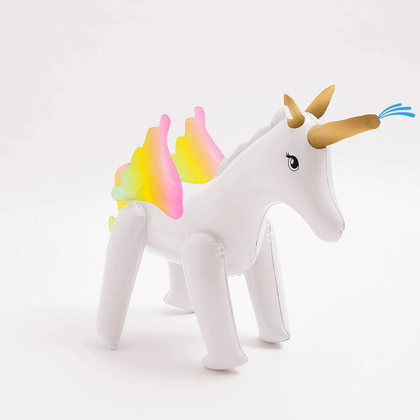 Giant Unicorn Sprinkler - White