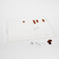 Backgammon en tablero de cócteles