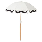 Sombrilla de playa de lujo Marbella Vintage - Blanco