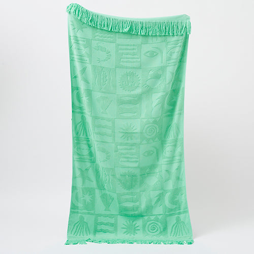 Toalla de playa Esmeralda - Verde