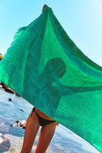Toalla de playa Esmeralda - Verde
