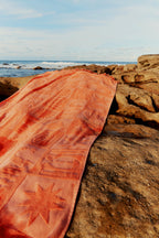 Toalla de playa Coral - Terracota