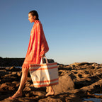 Toalla de playa Coral - Terracota