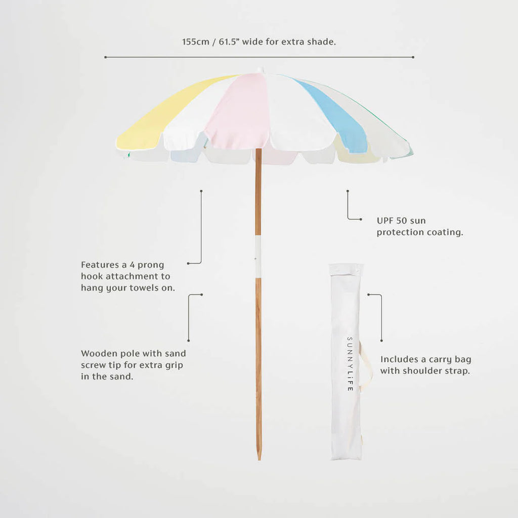 Parasol De Plage Utopia - Multicolore