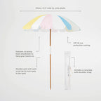 Parasol De Plage Utopia - Multicolore