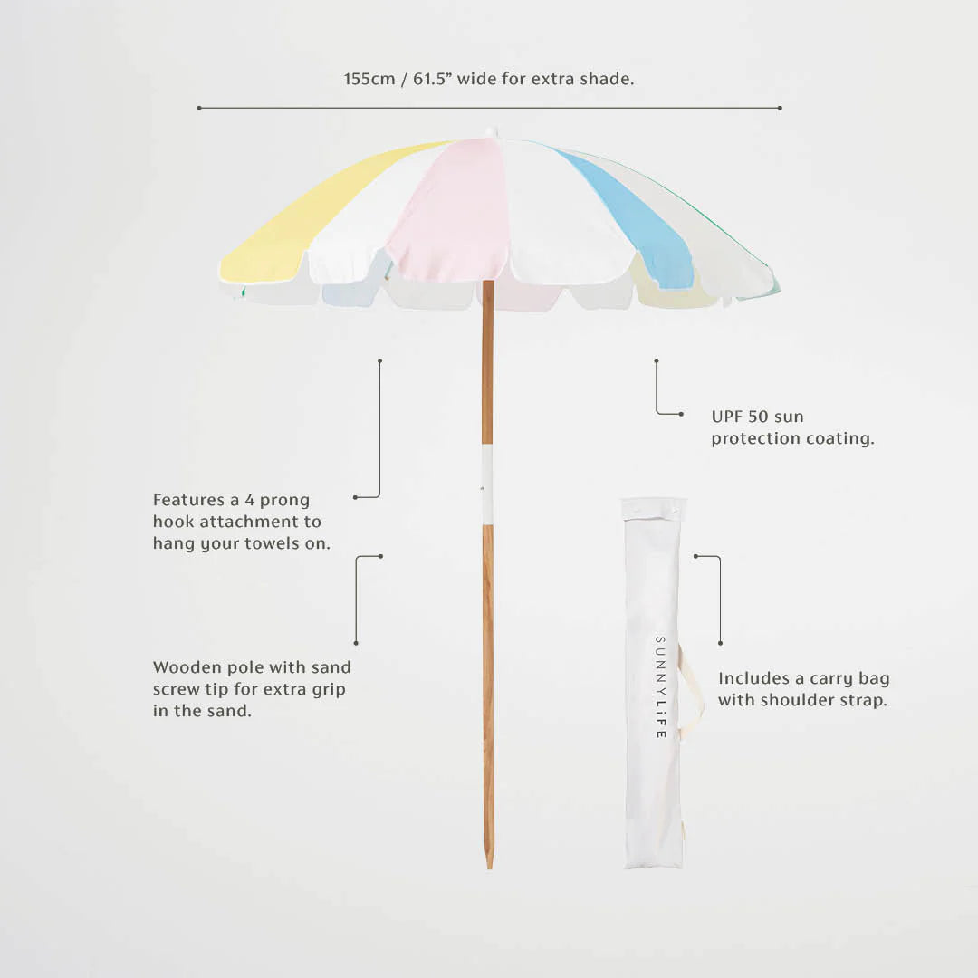 Parasol De Plage Utopia - Multicolore
