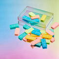 Juego de dominó Crystal Lucite - Multicolor