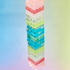 Mini Jumbling Tower Crystal Lucite Game - Multicolor