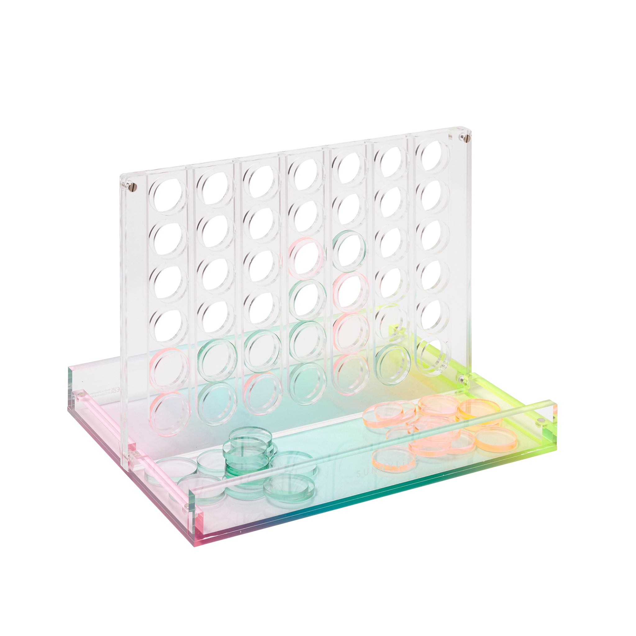 Juego Crystal Lucite 4 en 1 - Multicolor