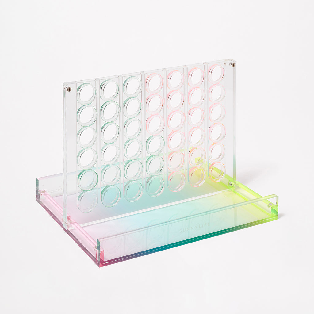 Juego Crystal Lucite 4 en 1 - Multicolor