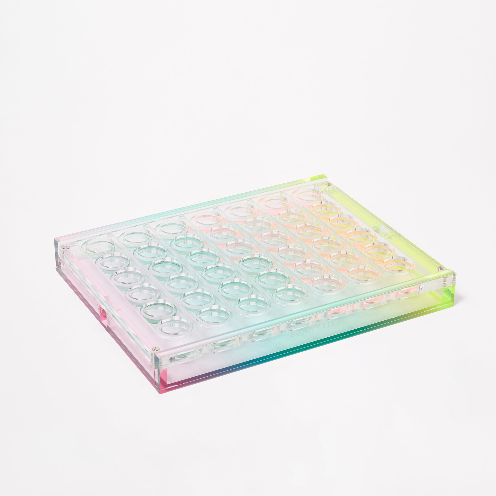 Juego Crystal Lucite 4 en 1 - Multicolor