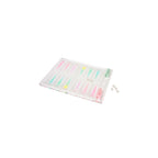 Crytal Lucite Backgammon Game Board - Multicolor