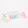 Juego Tic Tac Crystal Lucite - Multicolor