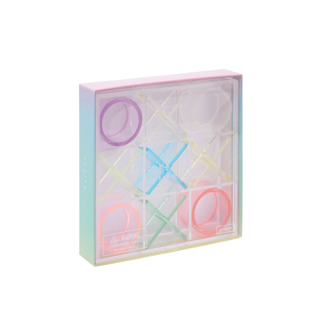 Juego Tic Tac Crystal Lucite - Multicolor
