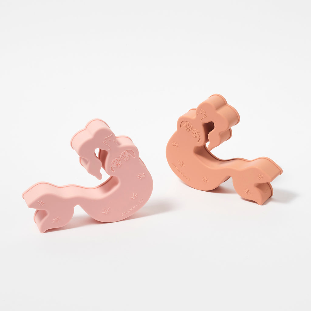 Juego de 2 cucharas de silicona sirena