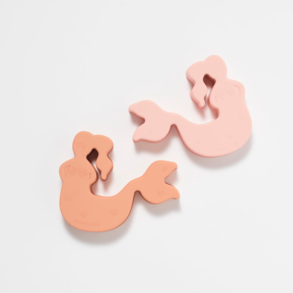 Juego de 2 cucharas de silicona sirena