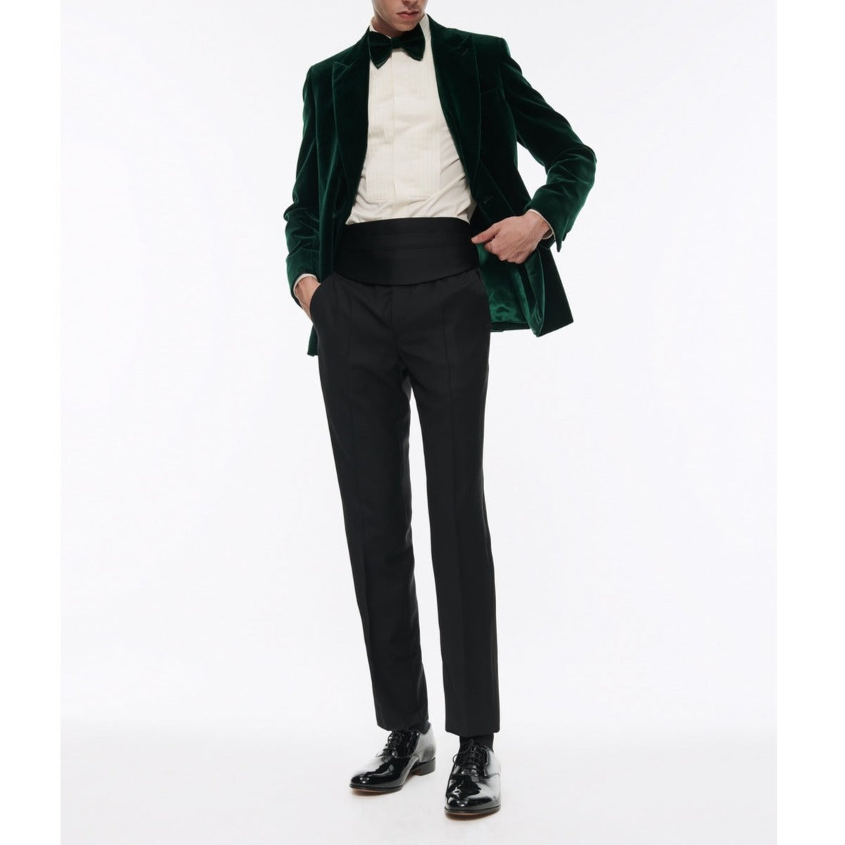 Fursac - Palatine Velvet 2 Piece Tuxedo - Bottle Green