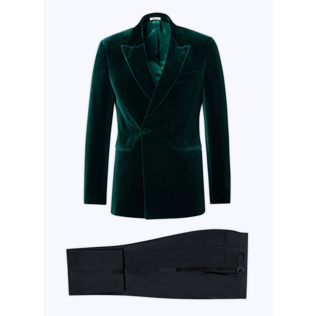 Fursac - Palatine Velvet 2 Piece Tuxedo - Bottle Green