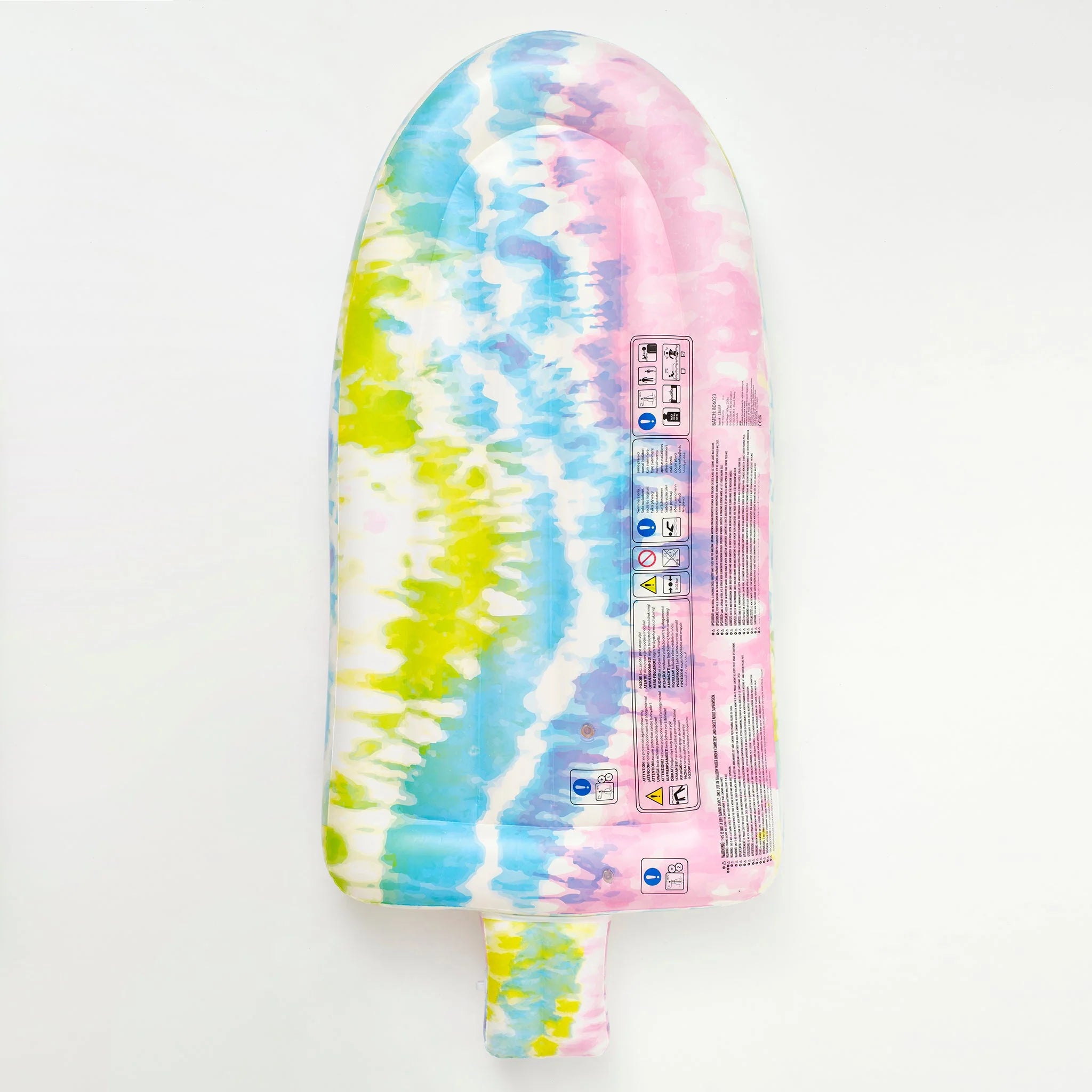 Colchón flotante para adultos Ice Pop Tie Dye - Multicolor