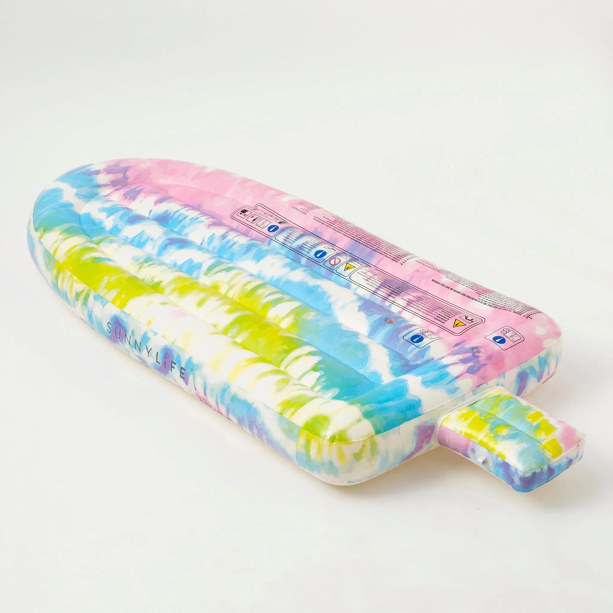 Colchón flotante para adultos Ice Pop Tie Dye - Multicolor