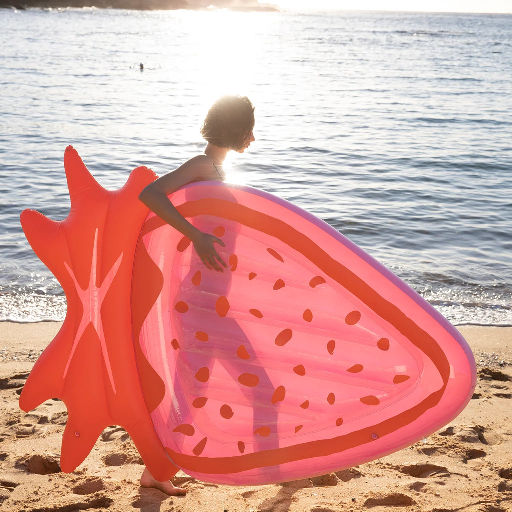 Matelas Flottant Strawberry Adulte - Rose