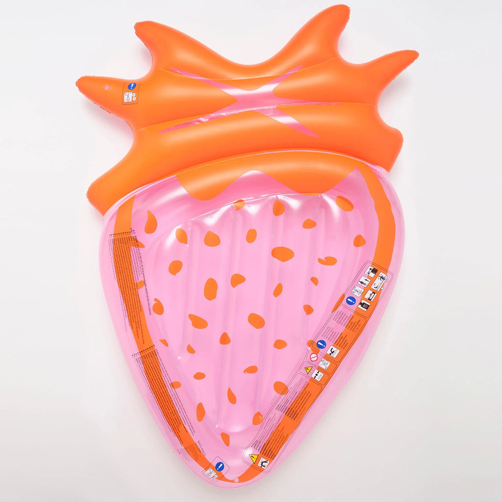 Matelas Flottant Strawberry Adulte - Rose