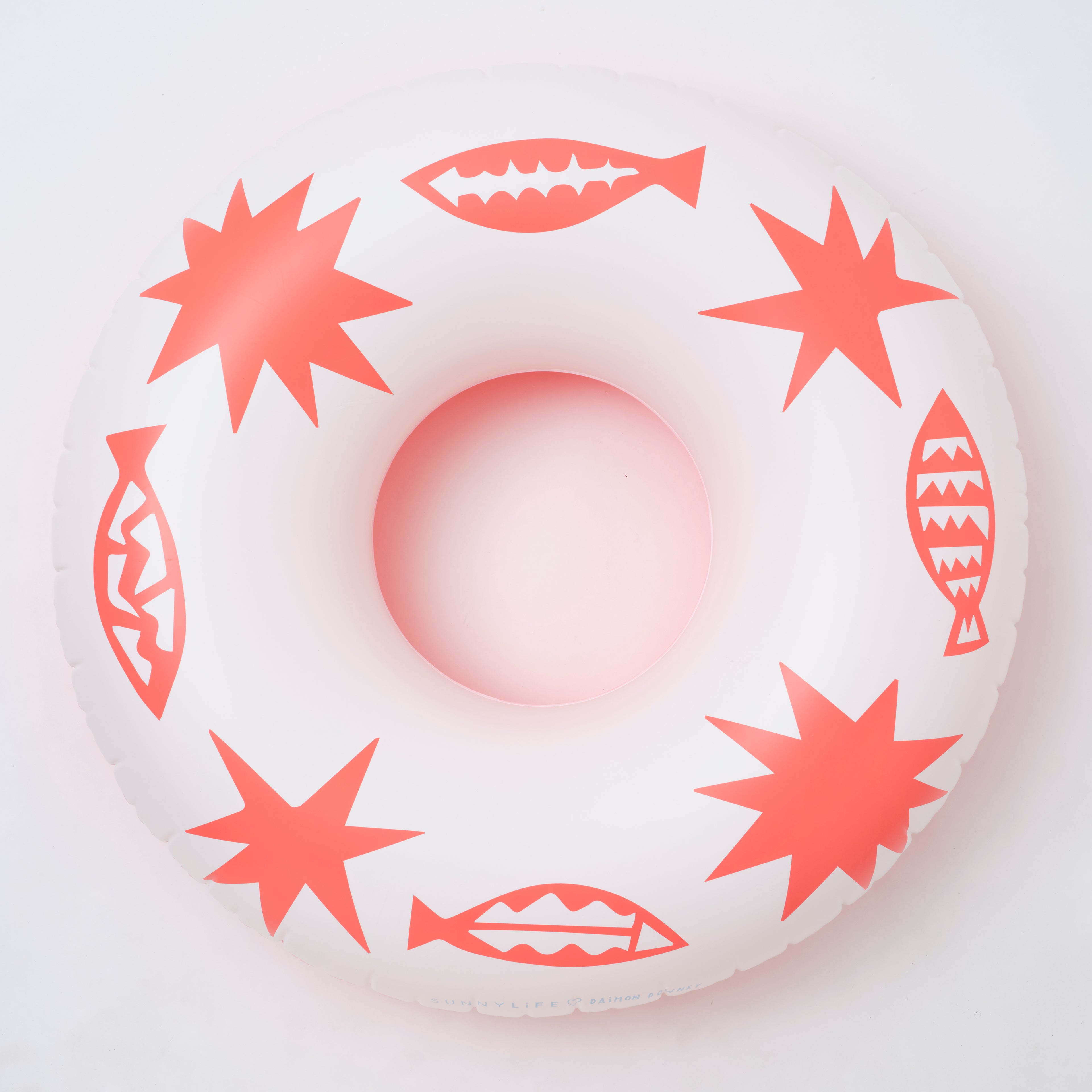 Boya Coral Adulto - Estampado Rojo y Blanco