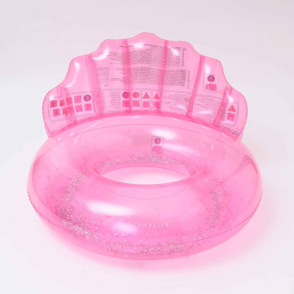 Bouée De Luxe Coquillage - Bubblegum