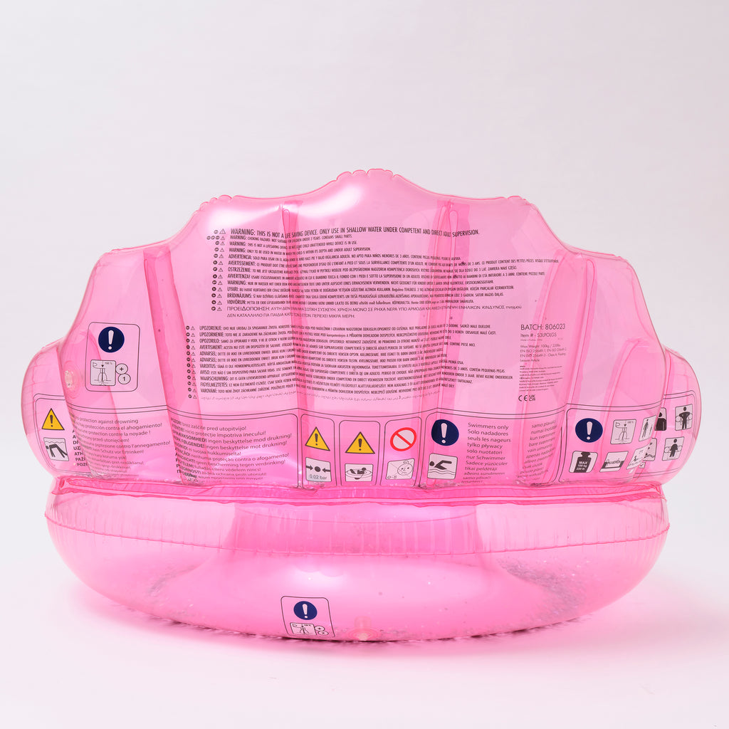 Bouée De Luxe Coquillage - Bubblegum