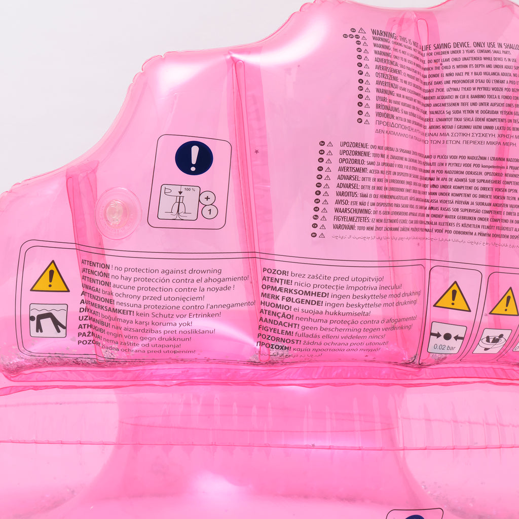 Bouée De Luxe Coquillage - Bubblegum
