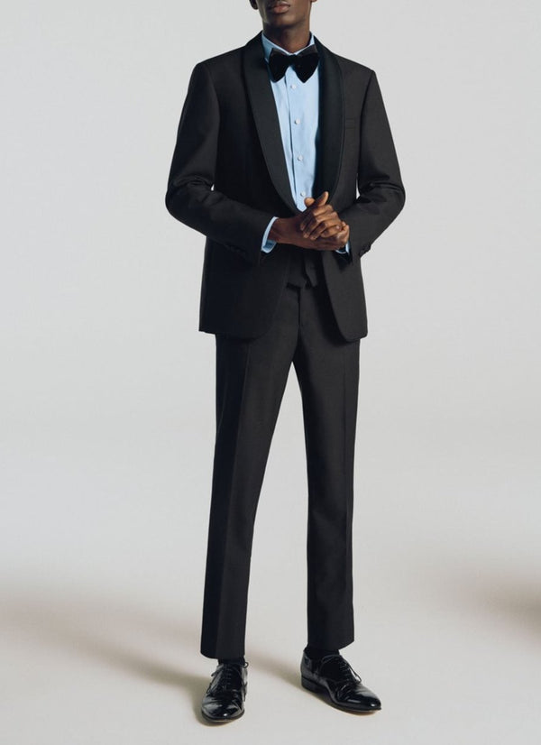 Fursac - Esmoquin de lana de 3 piezas - Negro - Hombre
