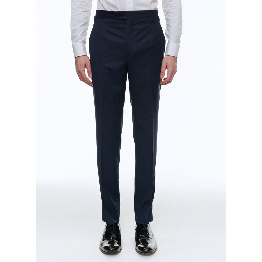 Traje 2 Piezas Lana Microdibujo - Carbono