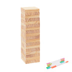Juego Colorable Jumbling Tower - Impresión de fondo marrón