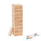 Juego Colorable Jumbling Tower - Impresión de fondo marrón