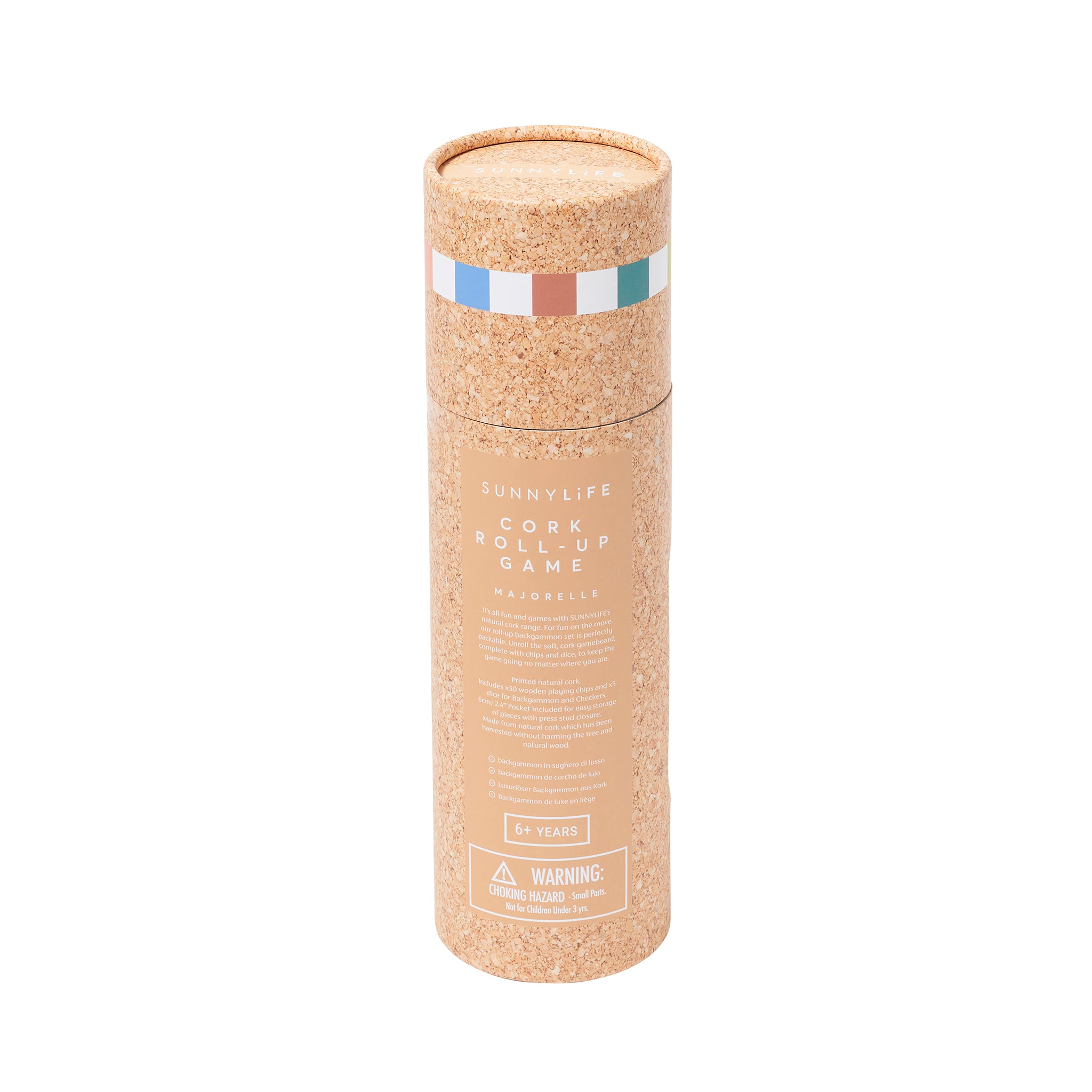 Portable Cork Game - Brown Background Print