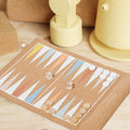 Portable Cork Game - Brown Background Print