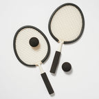 Jeu 2 Raquettes + Balle Mousse - Noir