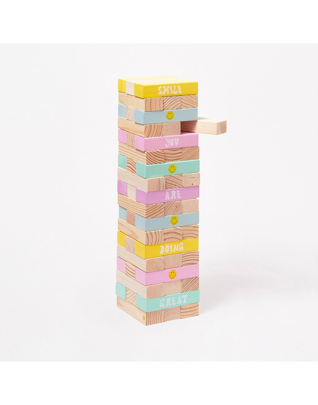 Tour Géante En Bois - Smiley