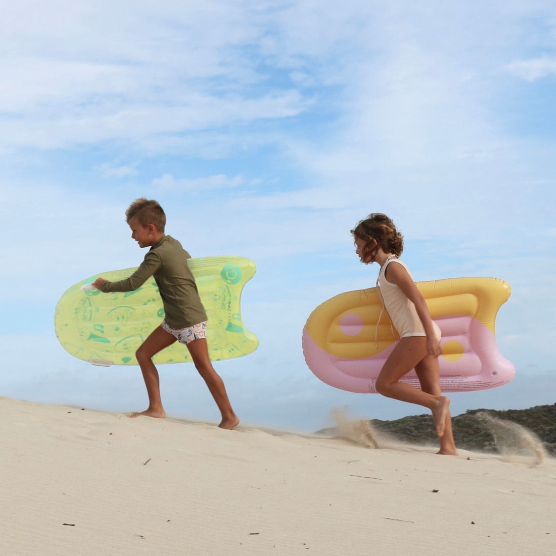 Summer Sherbet Inflatable Boogie Board - Multicolor