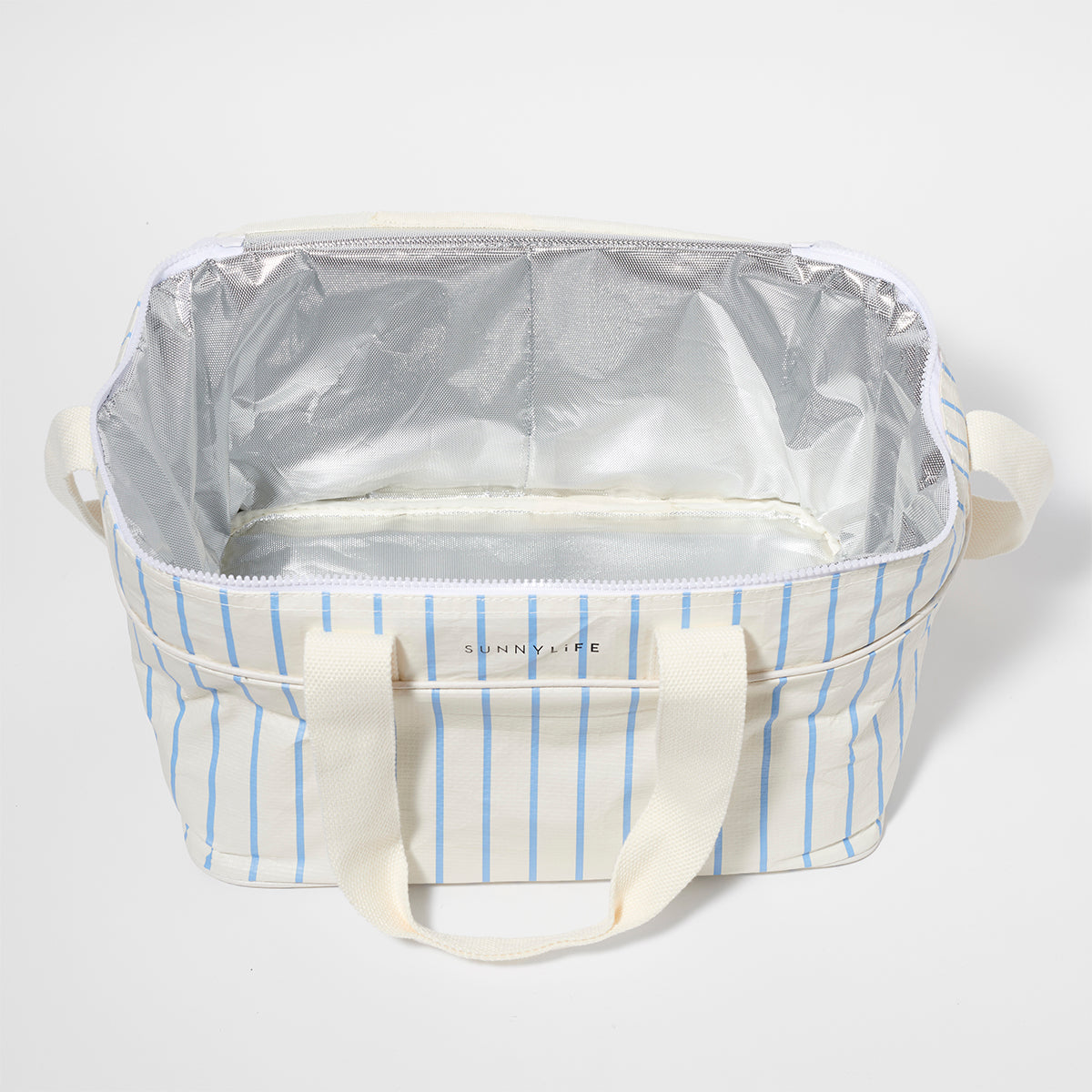 Bolsa aislante Le Weekend Mid - Azul-Crema