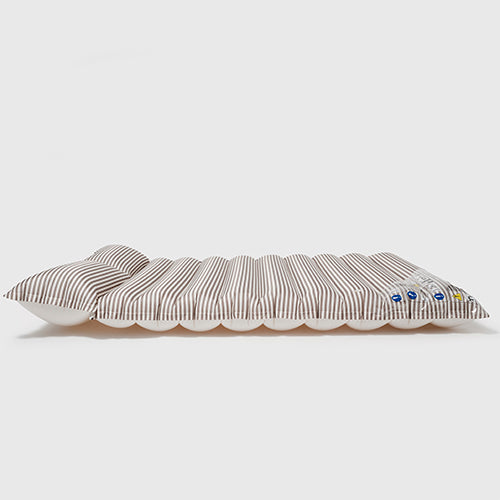 The Vacay Double Inflatable Mattress - Stone Stripe